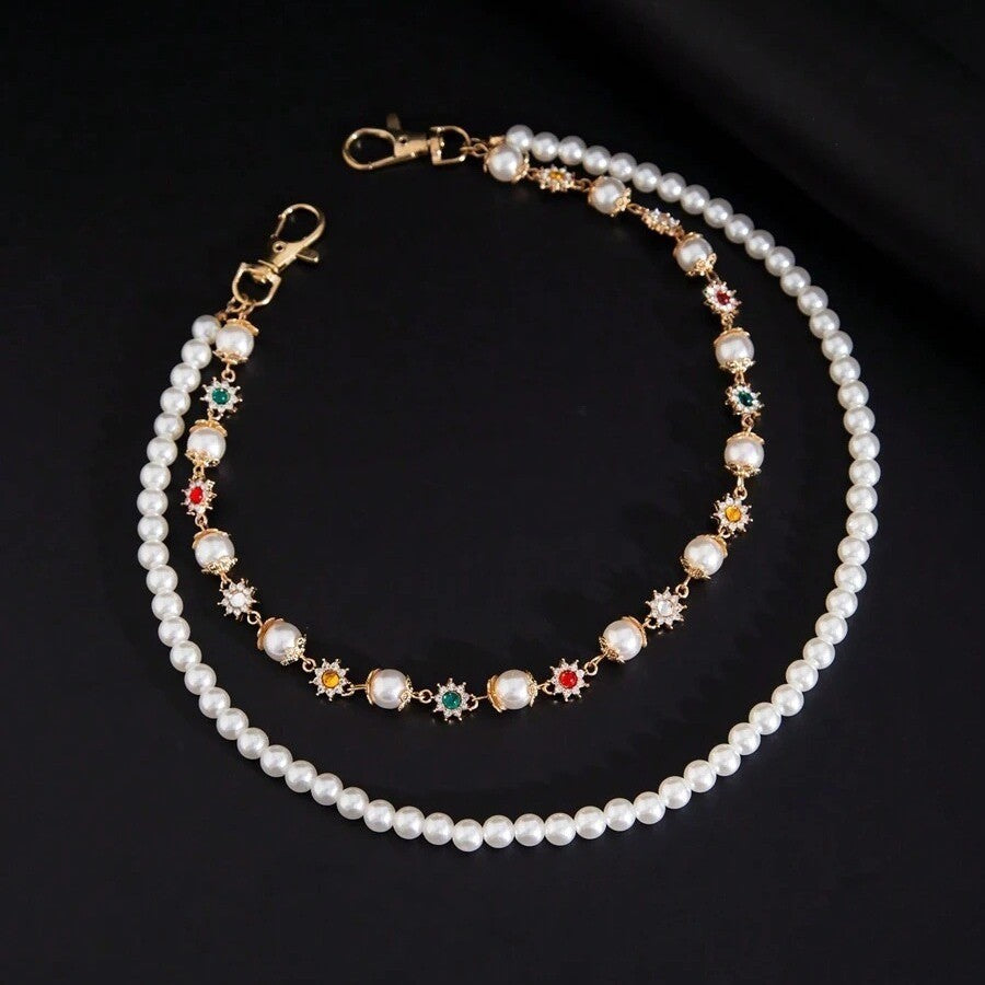 Double Layer Metal Waist Chain