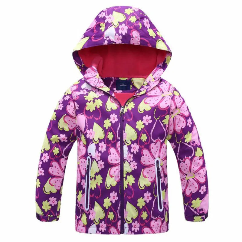Girls Windbreaker Jacket 3-12yrs