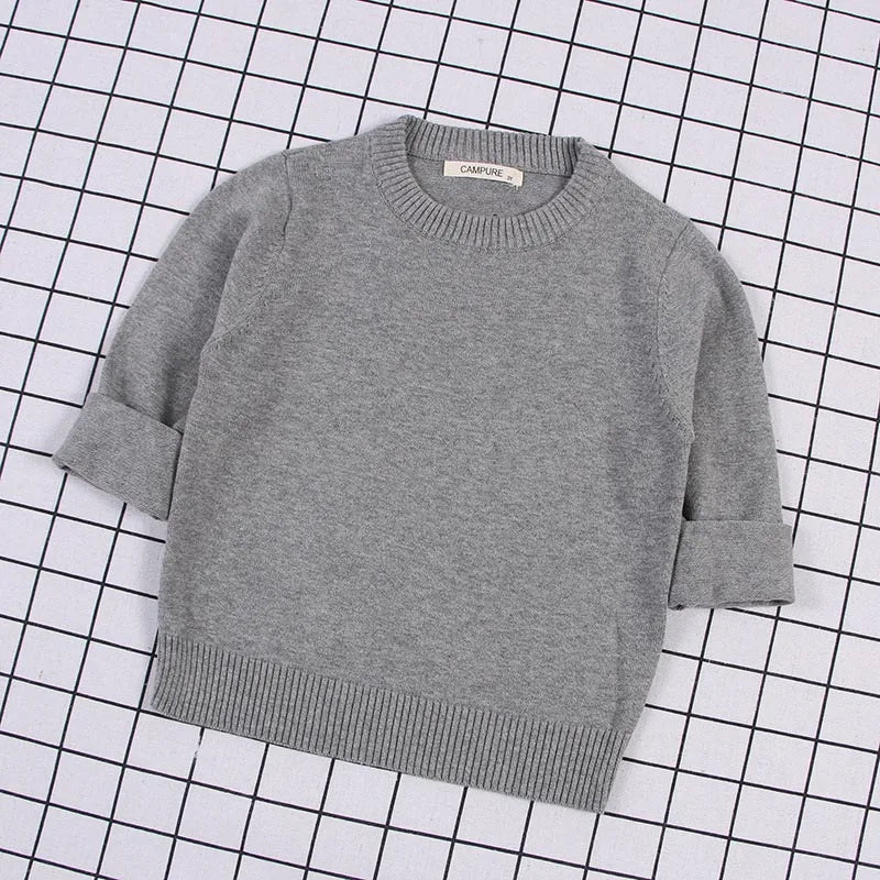 Baby Boys Pullover Sweater Cotton Long-Sleeve