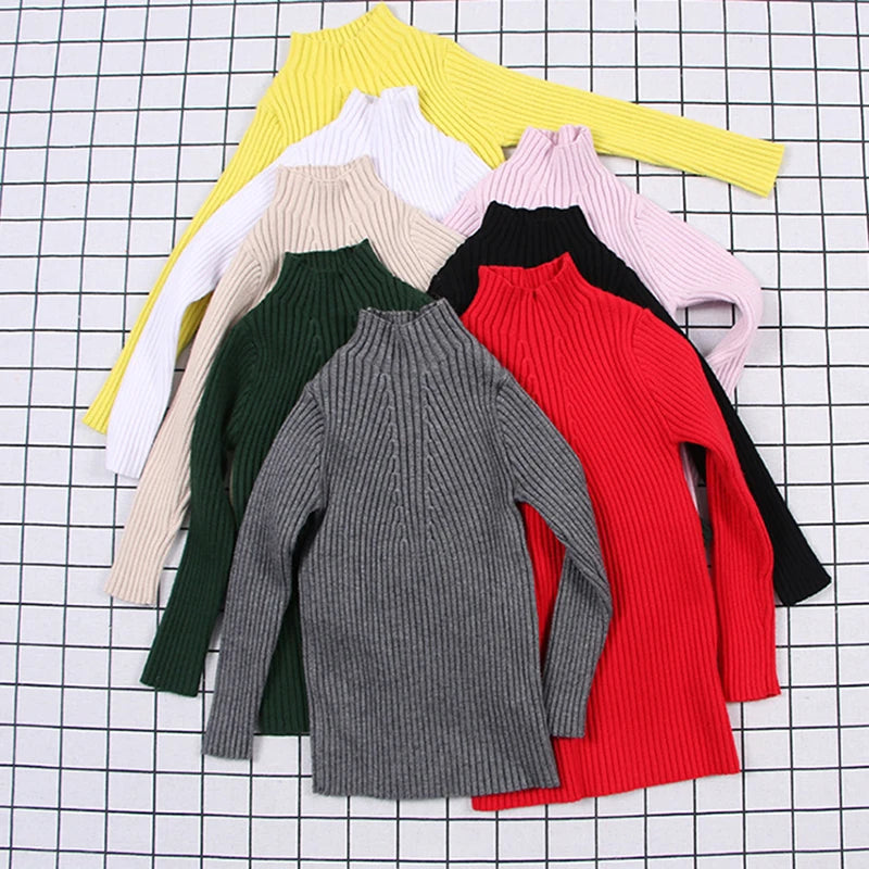 Kids Unisex Ribbed Sweater Pullover
