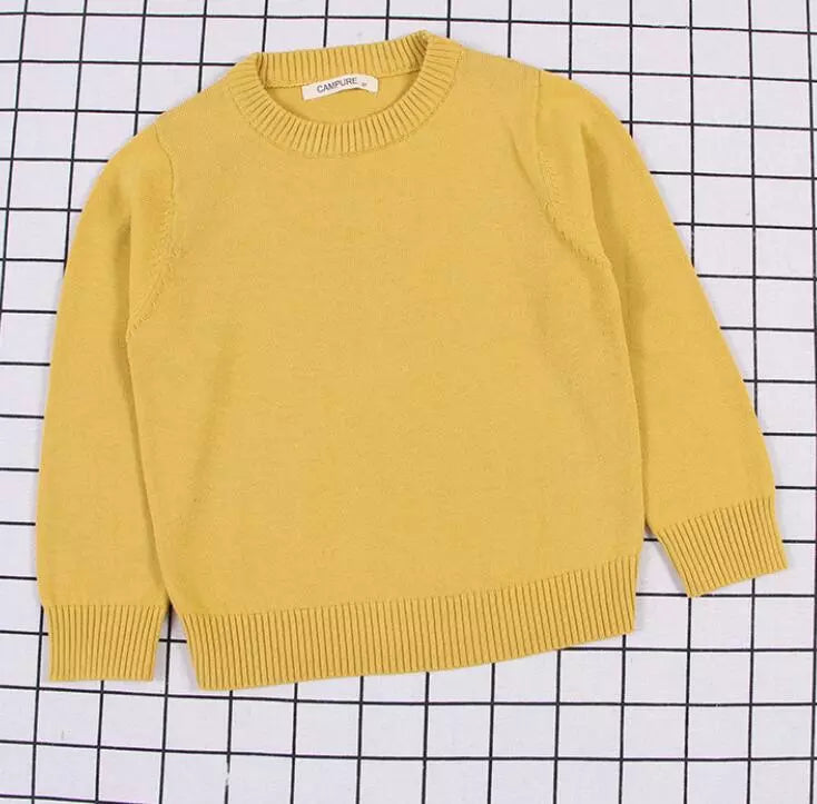 Baby Boys Pullover Sweater Cotton Long-Sleeve