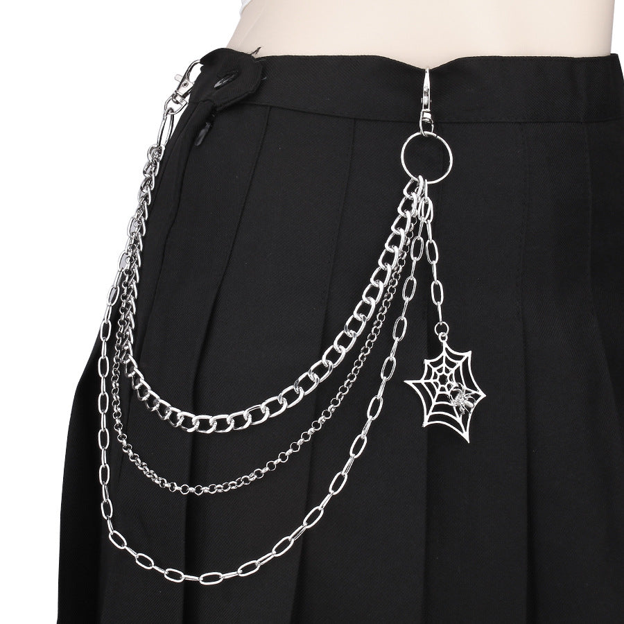 Three-layer Spider Web Jeans Chain