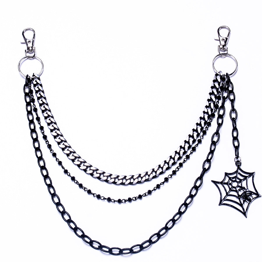 Three-layer Spider Web Jeans Chain
