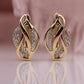 Personalized Twist Irregular Ear Studs