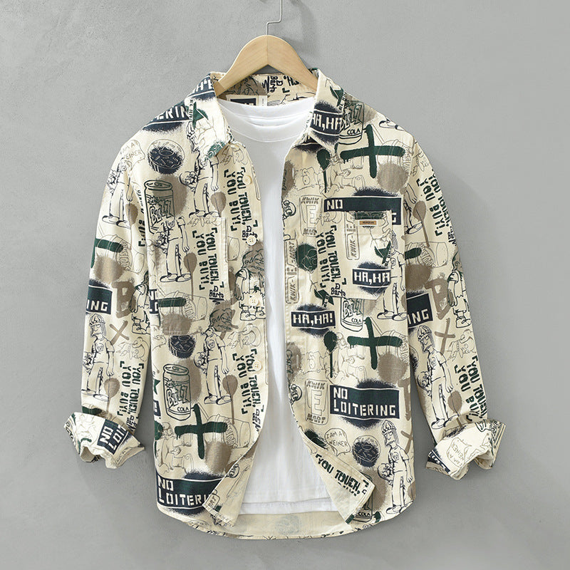 Men's Classic Printed Design Shirt
