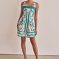 Women's Printed Suspender Dress | Ajanka Inc.