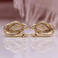 Personalized Twist Irregular Ear Studs