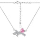 Silver Bow Heart  3Pcs Set