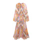 Women Printed Long  Dress