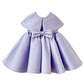Girl's Satin Purple Dress