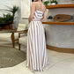 Ladies Striped 2 Pcs