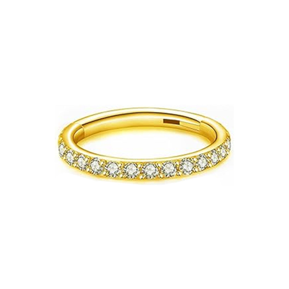 Trendy Zirconium Stainless Steel Body Rings