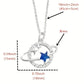 Stainless Steel Blue Five-pointed Star Necklace