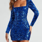 Ladies Sequined Mini Dress