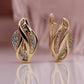 Personalized Twist Irregular Ear Studs