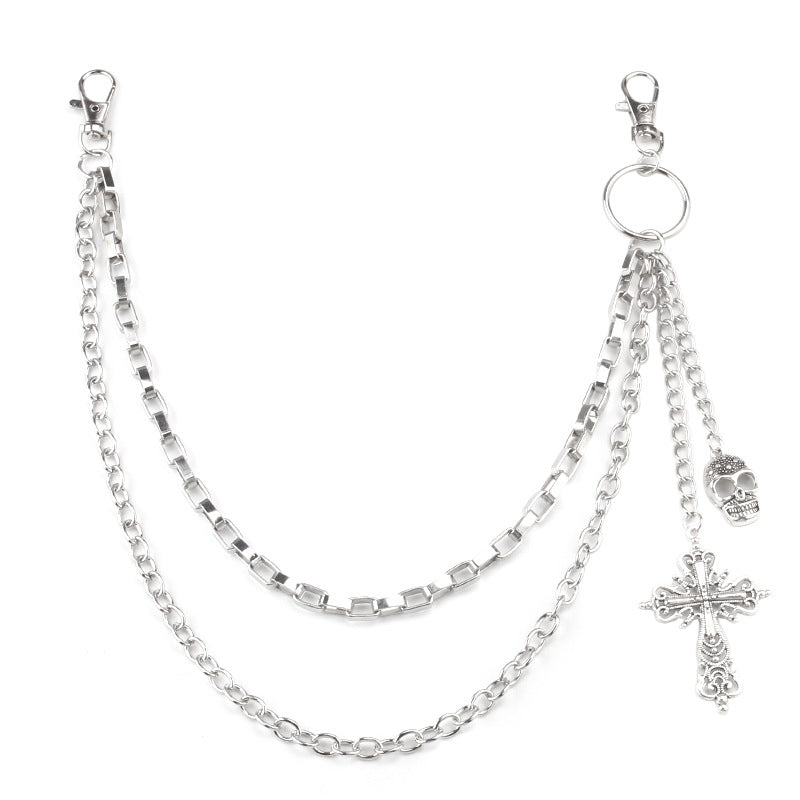 Layered Retro Skull Body Chains