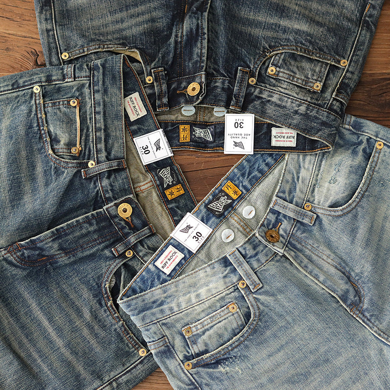 Men's Heavy Retro Jeans