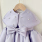Girl's Satin Purple Dress