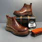 Men's Genuine Leather Retro Martin Boots