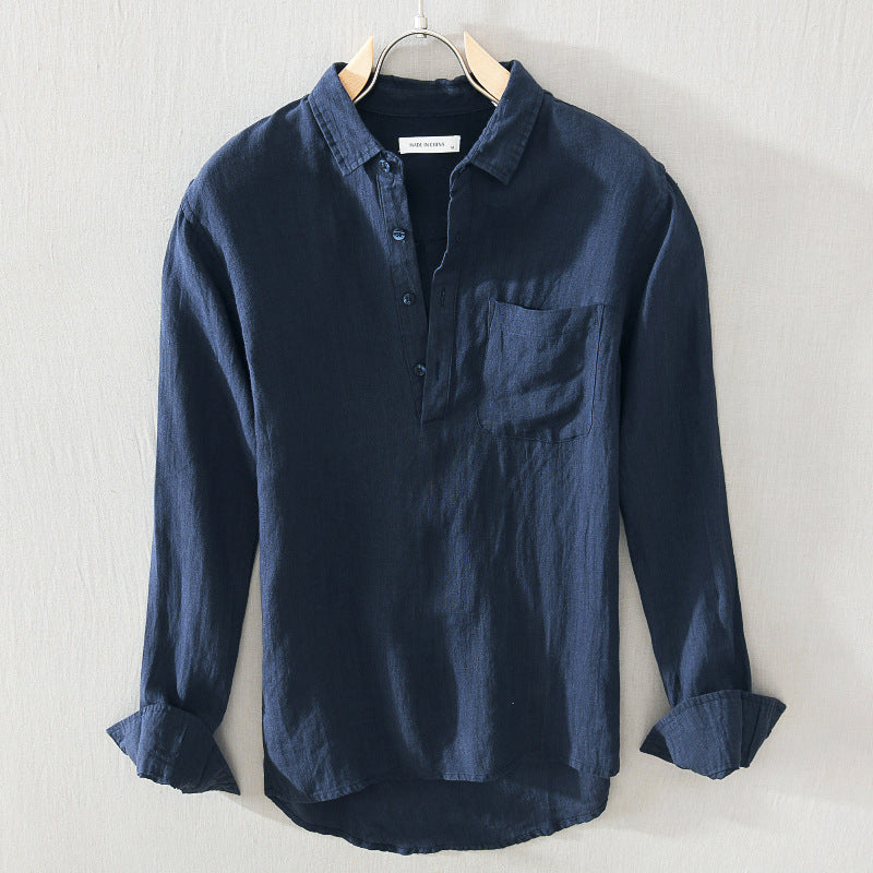 Men's Pure Linen Shirt