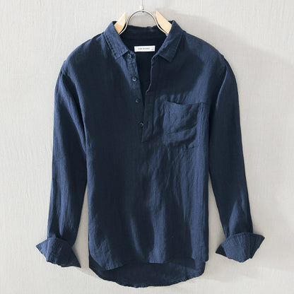 Men's Pure Linen Shirt
