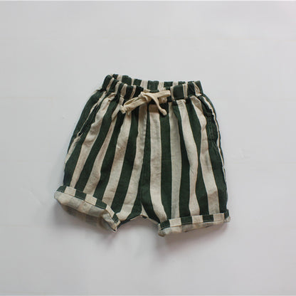 Baby's Cotton Cropped Pants