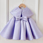 Girl's Satin Purple Dress