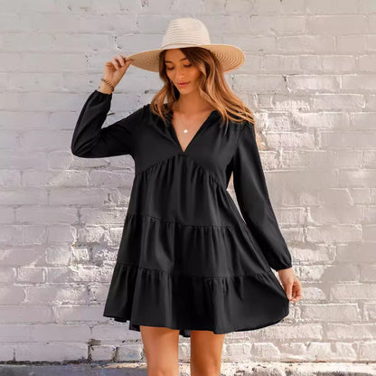 Three Sister V-neck Mini Dress