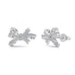 Silver Bow Heart  3Pcs Set