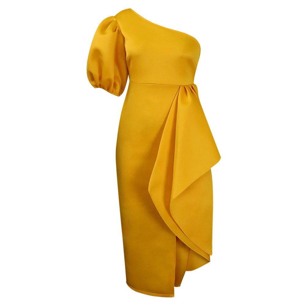Women's One Puff Sleeve Dress