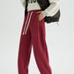 Loose Cropped Flanging Pants