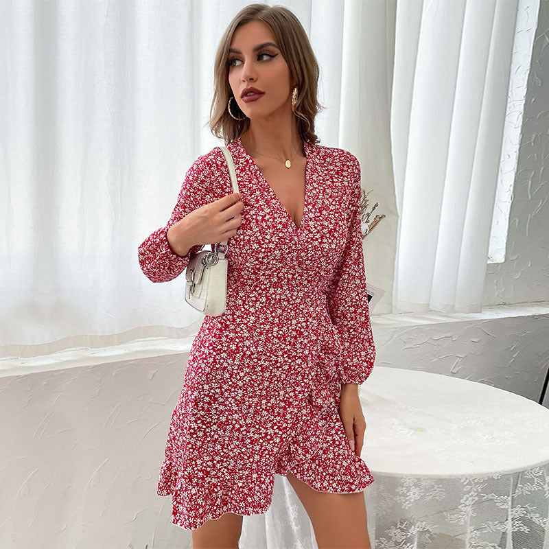 Floral Wrap Dress