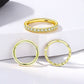 Trendy Zirconium Stainless Steel Body Rings