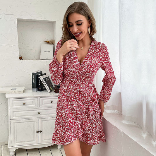 Floral Wrap Dress