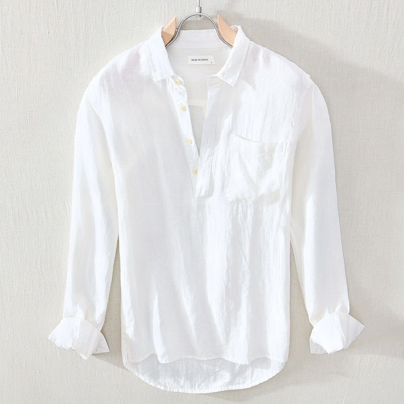 Men's Pure Linen Shirt