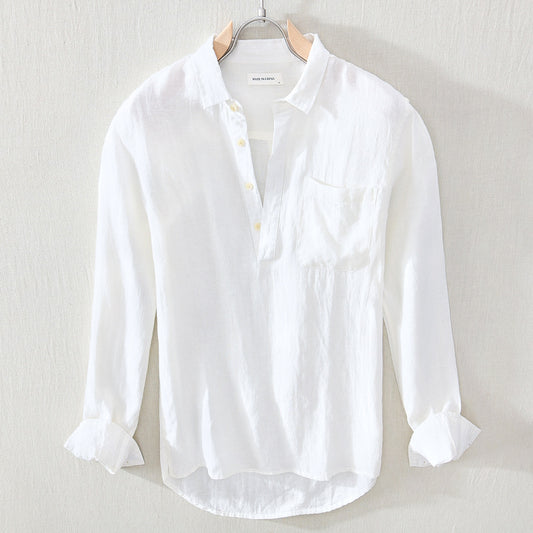 Men's Pure Linen Shirt
