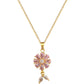 Luxury Diamond Flowers Necklace Set