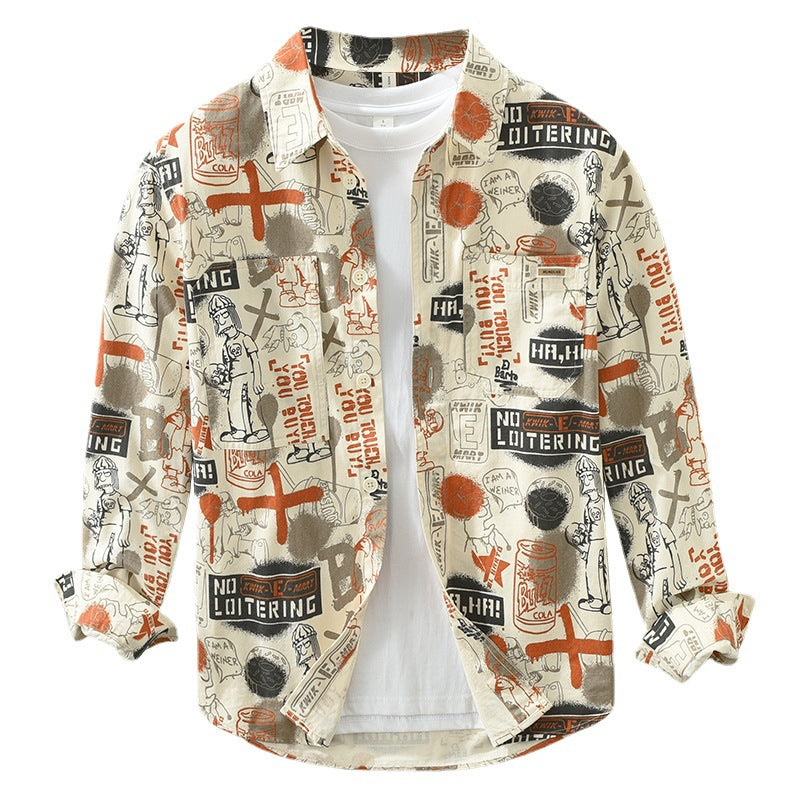 Men's Classic Printed Design Shirt