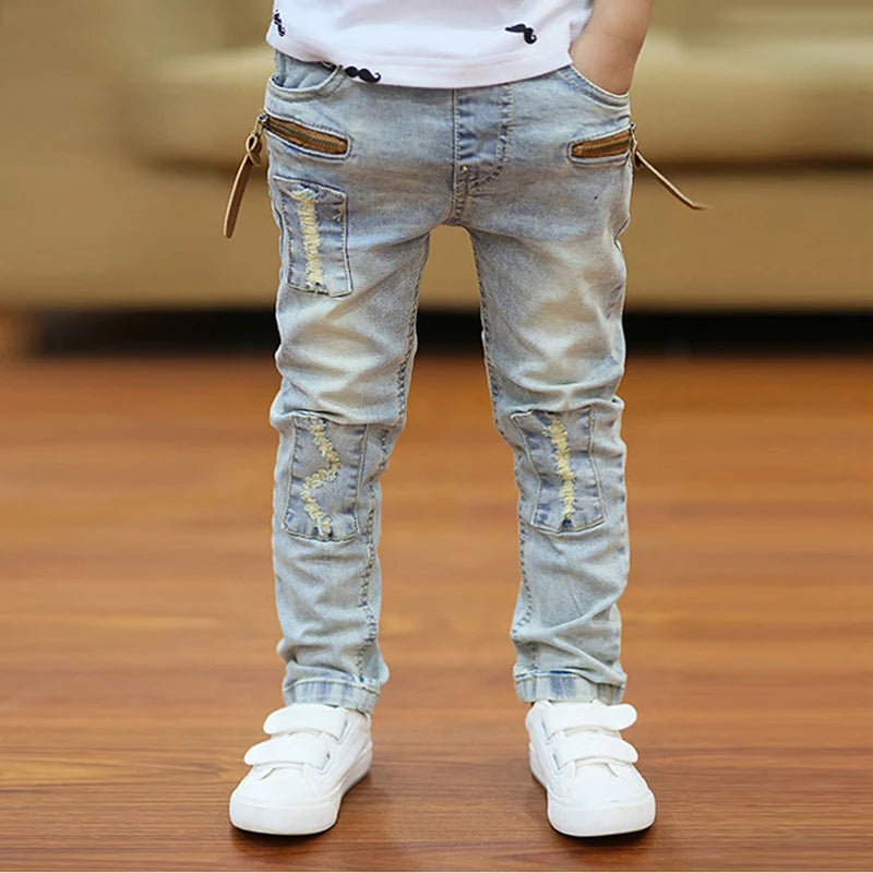 IENENS Years Boys Slim Straight Jeans 4-11