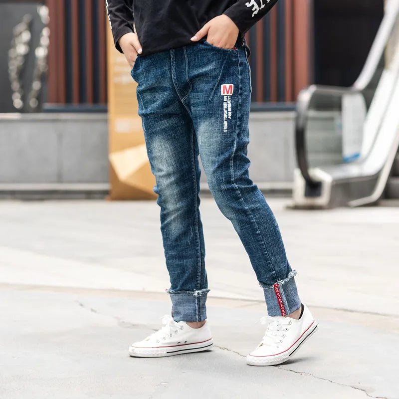 IENENS Years Boys Slim Straight Jeans 4-11