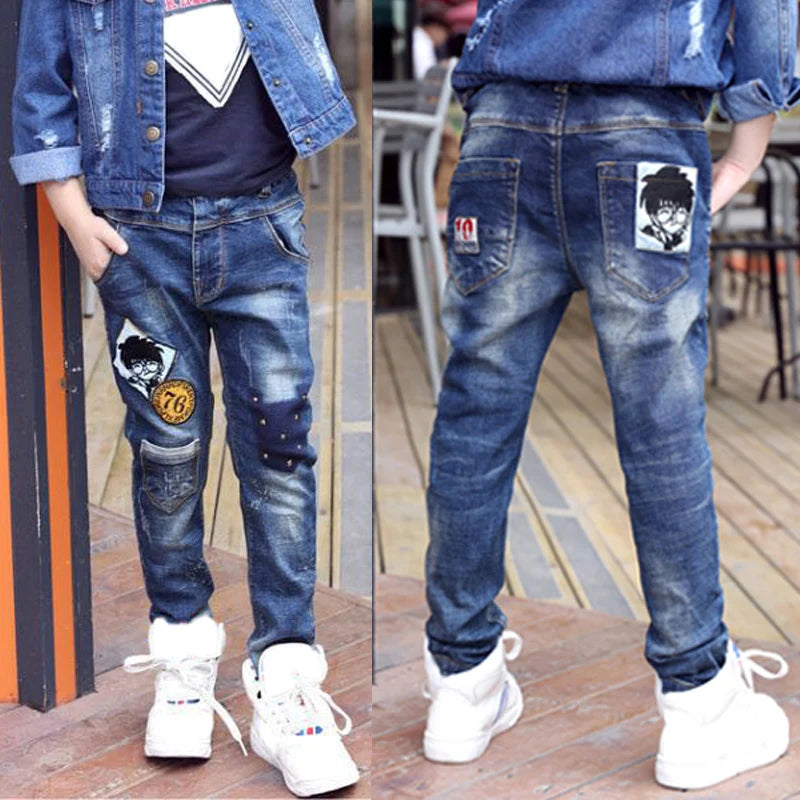 IENENS Years Boys Slim Straight Jeans 4-11