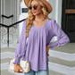 Jacquard Pleated Tops