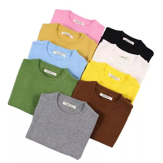 Baby Boys Pullover Sweater Cotton Long-Sleeve