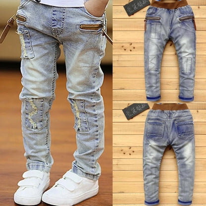 IENENS Years Boys Slim Straight Jeans 4-11