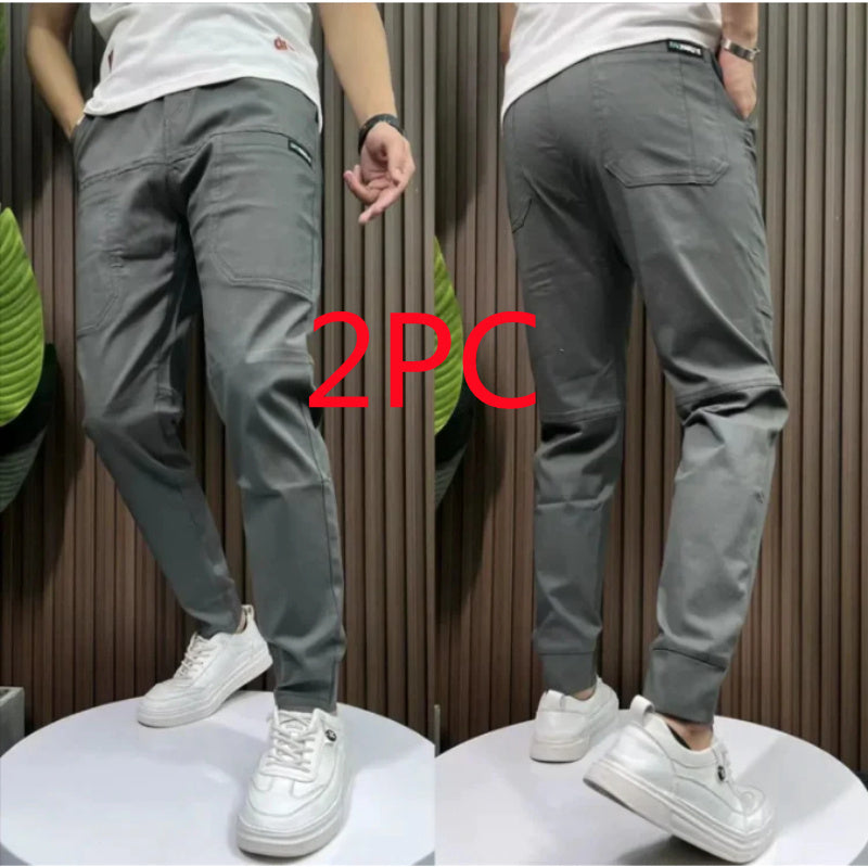 Men's Silk Six-pocket Pants