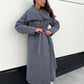 Women's Large Lapel Long Coat