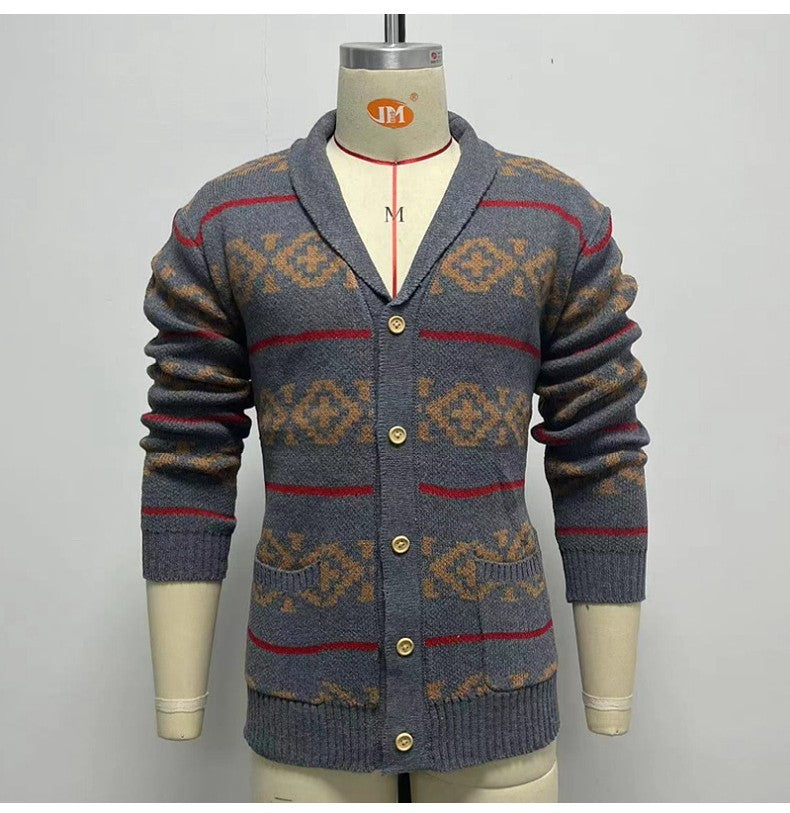 Men's Jacquard Sweater