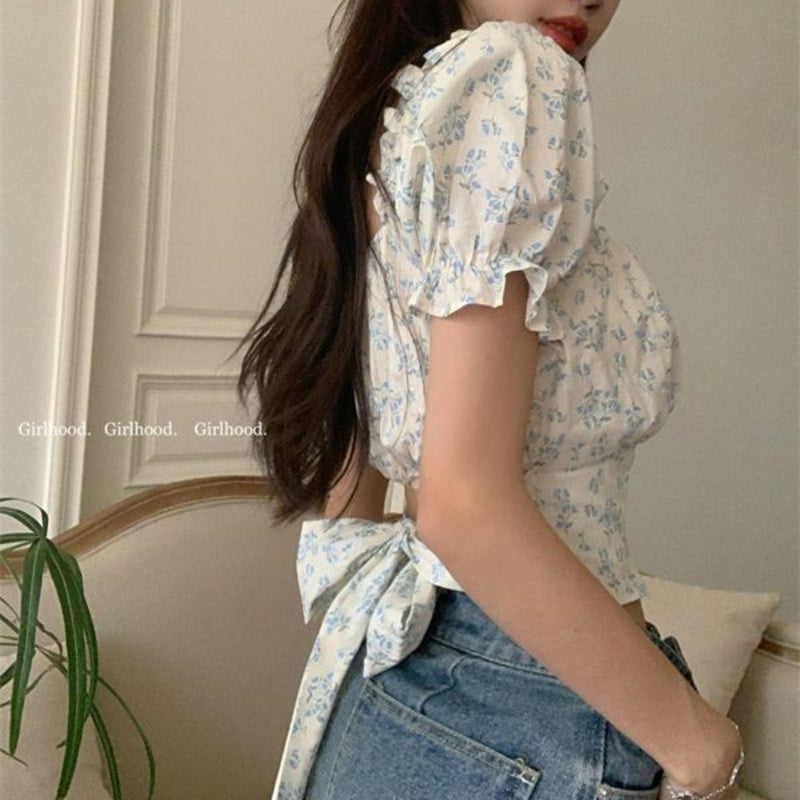 French Puff Sleeve Shirt