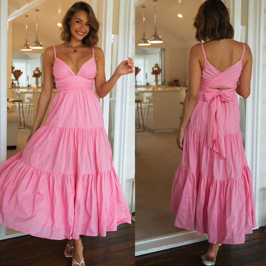 Long Swing Bodice Dress