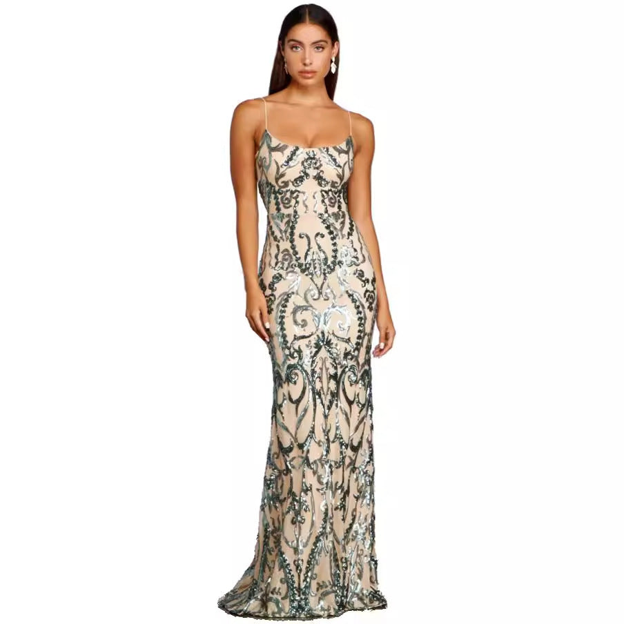 Evening Sequin Dress